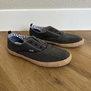 Ben Sherman “Jenson” canvas laceless loafer sneakers, size 9.5